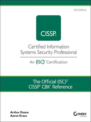 cover image of The Official (ISC)2 CISSP CBK Reference